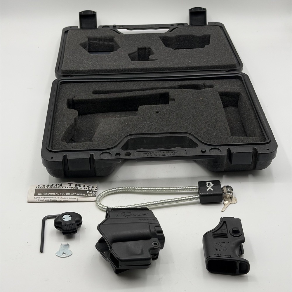 Springfield Armory XD Gear Hard Case with Holster Mag Pouch and Locks Black